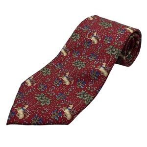 The Metropolitan Museum of Art Silk Tie, Red, Like New